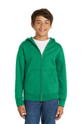 Port & Co Youth   Core Fleece Full-Zip Hooded Sweatshirt PC78YZH