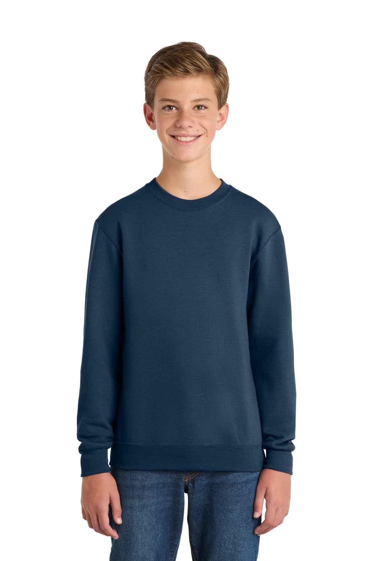 Port & Co Youth   Core Fleece Crewneck Sweatshirt PC78Y