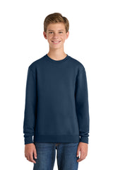 Port & Co Youth   Core Fleece Crewneck Sweatshirt PC78Y