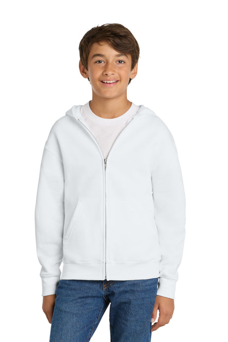 Port & Co Youth   Core Fleece Full-Zip Hooded Sweatshirt PC78YZH