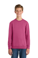 Port & Co Youth   Core Fleece Crewneck Sweatshirt PC78Y
