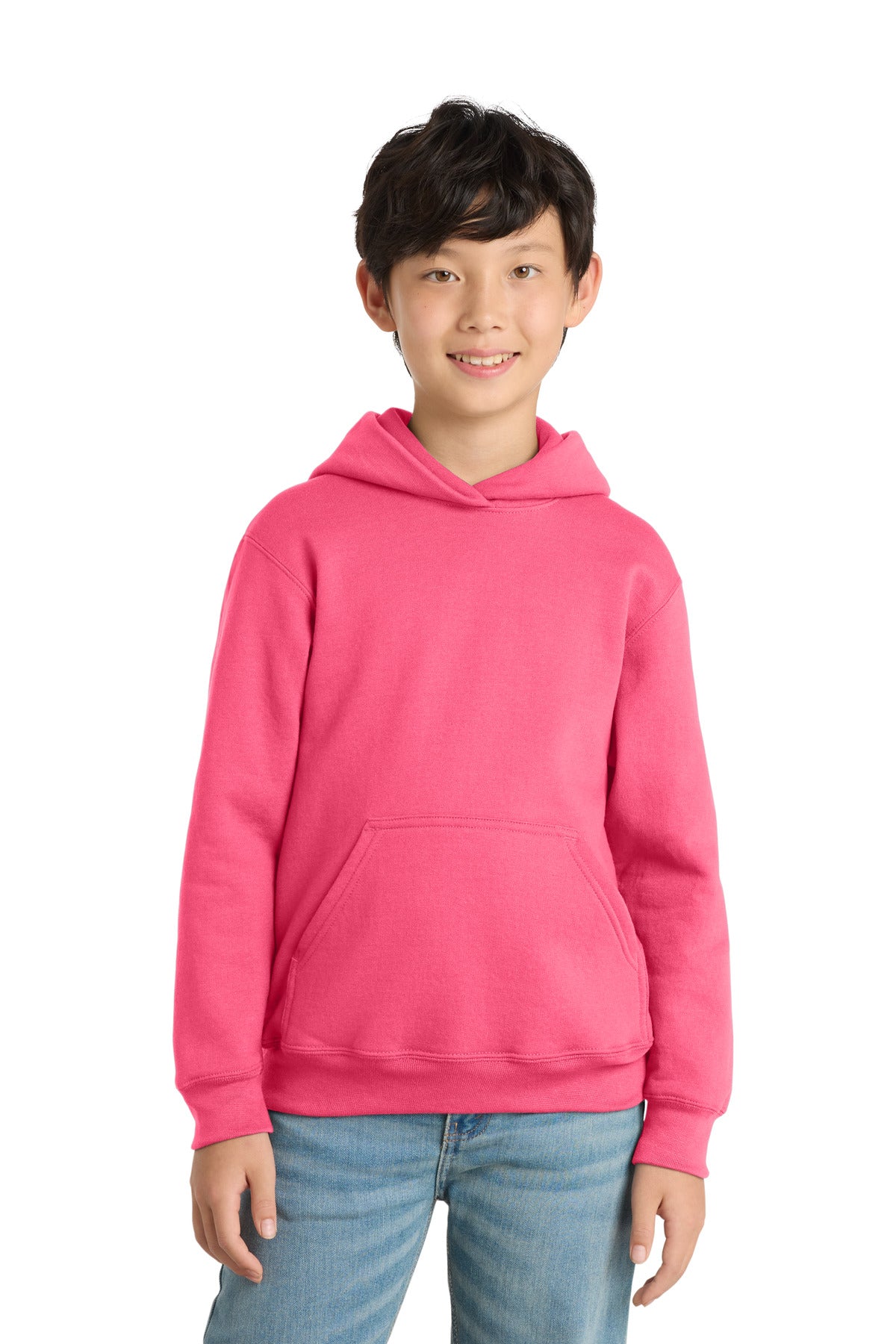 Port & Co Youth   Core Fleece Pullover Hooded Sweatshirt PC78YH