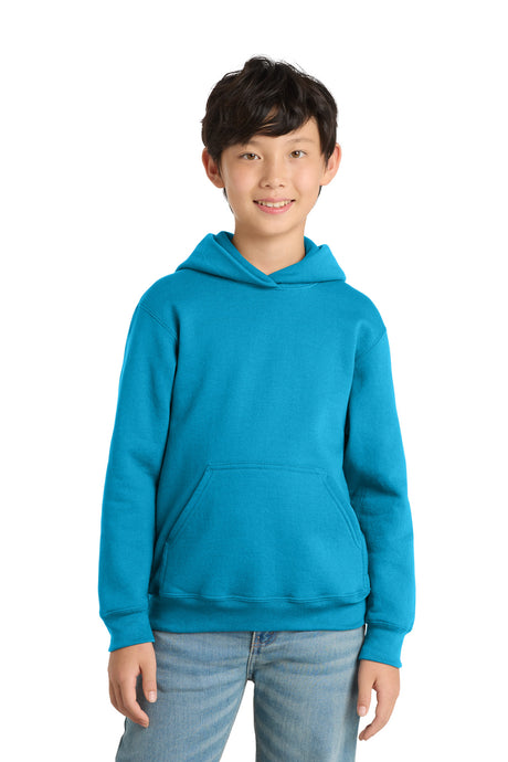 Port & Co Youth   Core Fleece Pullover Hooded Sweatshirt PC78YH