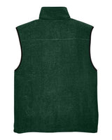 Harriton Men's Fleece Full-Zip Vest-2