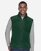 Harriton Men's Fleece Full-Zip Vest-3