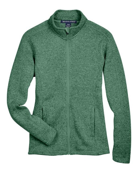 Devon & Jones Women's Bristol Full-Zip Sweater Fleece Jacket-1