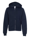 Independent Trading Co. Youth Midweight Full-Zip Hooded Sweatshirt-1