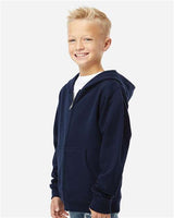 Independent Trading Co. Youth Midweight Full-Zip Hooded Sweatshirt-4
