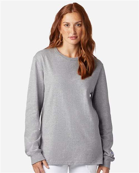 Champion Men's Heritage 5.2-Oz. Jersey Long Sleeve Tee Mens Apparel Shirts & Tops