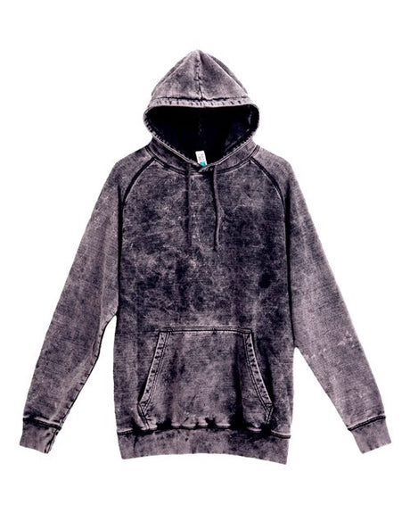 Lane Seven Men's Vintage Raglan Hooded Sweatshirt-1