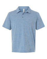 Team 365 Men's Relay Heathered Stripe Polo-1