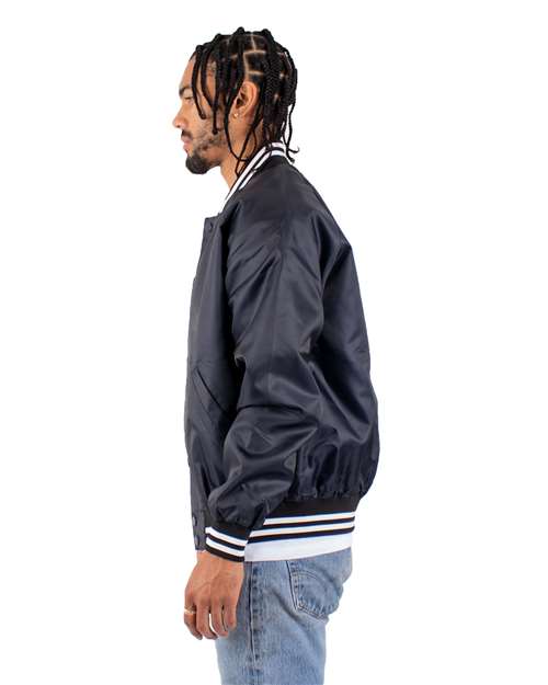 Shaka Wear Men's Varsity Bomber Jacket-2