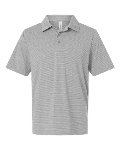 Team 365 Men's Relay Heathered Stripe Polo-1