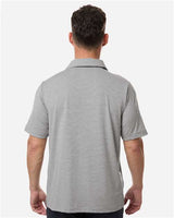 Team 365 Men's Relay Heathered Stripe Polo-5