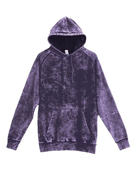 Lane Seven Men's Vintage Raglan Hooded Sweatshirt-1