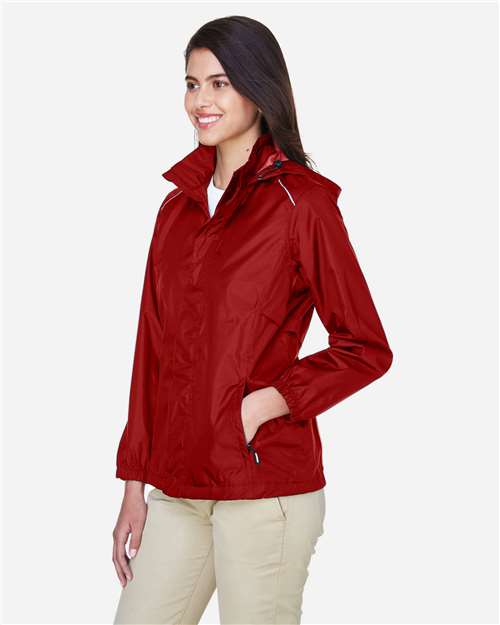 CORE365 Women's Climate Seam-Sealed Lightweight Variegated Ripstop Jacket-4
