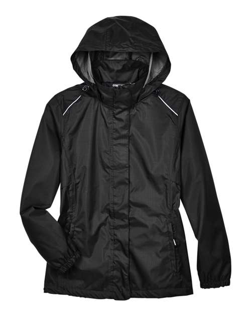 CORE365 Women's Climate Seam-Sealed Lightweight Variegated Ripstop Jacket-1
