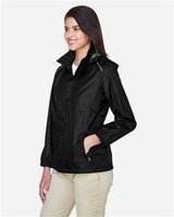 CORE365 Women's Climate Seam-Sealed Lightweight Variegated Ripstop Jacket-4