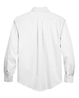 Devon & Jones Men's Tall Crown Collection Solid Stretch Twill Woven Dress Shirt-2