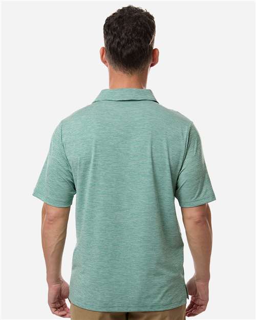 Team 365 Men's Relay Heathered Stripe Polo-5
