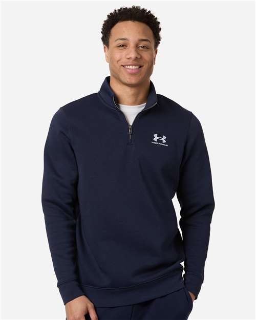 Under Armour Men's Icon Fleece Quarter-Zip Pullover-3