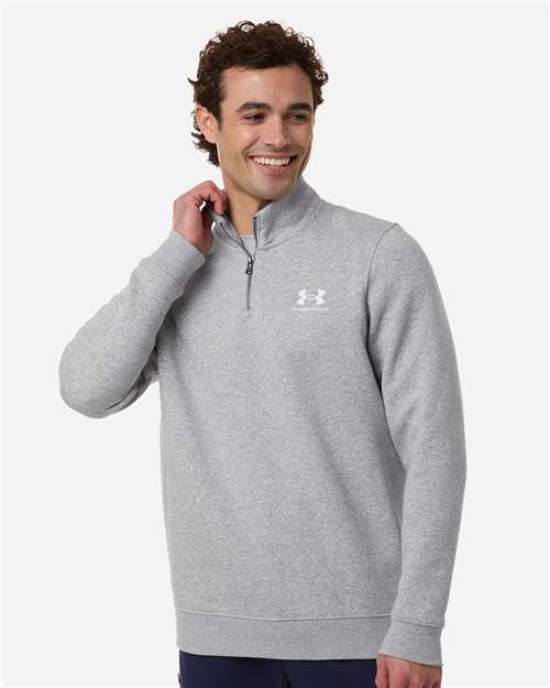 Under Armour Men's Icon Fleece Quarter-Zip Pullover-3