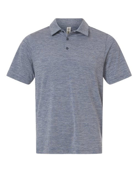 Team 365 Men's Relay Heathered Stripe Polo-1