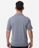 Team 365 Men's Relay Heathered Stripe Polo-5