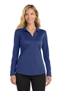 Port Authority Women's    Silk Touch     Performance Long Sleeve Polo