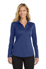 Port Authority Women's    Silk Touch     Performance Long Sleeve Polo
