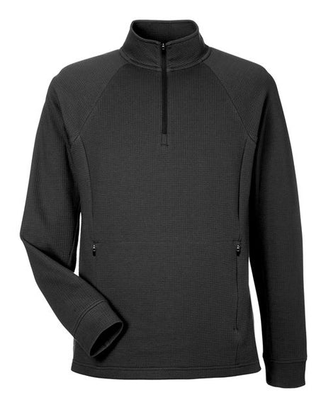 North End Men's Rhythm Waffle Quarter-Zip Pullover-1