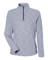 North End Women's Eclipse Jacquard Quarter-Zip Pullover-1
