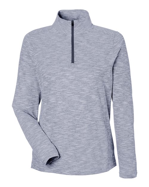 North End Women's Eclipse Jacquard Quarter-Zip Pullover-1