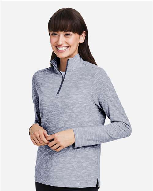 North End Women's Eclipse Jacquard Quarter-Zip Pullover-4