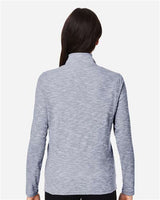 North End Women's Eclipse Jacquard Quarter-Zip Pullover-5