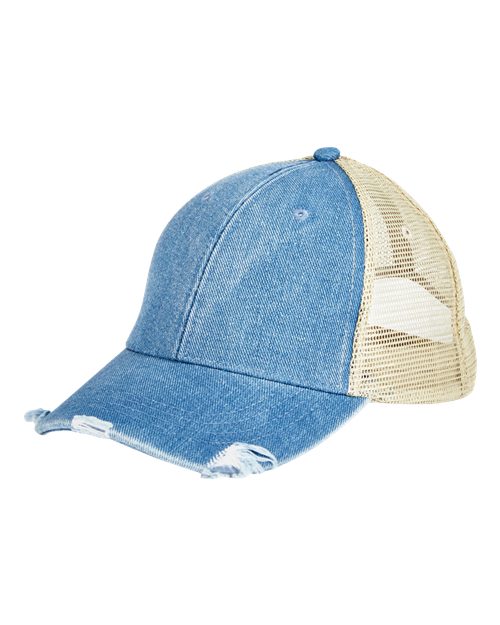 Adams Headwear Ollie Distressed Trucker Cap
