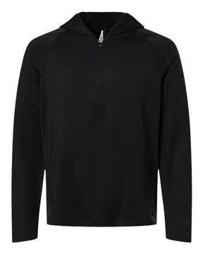 Team 365 Men's Qualify Quarter-Zip Hooded Pullover-1