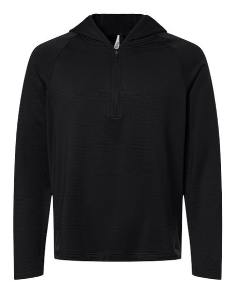 Team 365 Men's Qualify Quarter-Zip Hooded Pullover-1