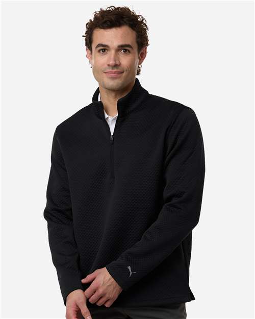 Puma Golf Men's Pebble Quarter-Zip Pullover-3