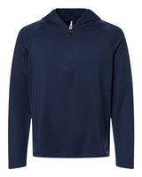 Team 365 Men's Qualify Quarter-Zip Hooded Pullover-1