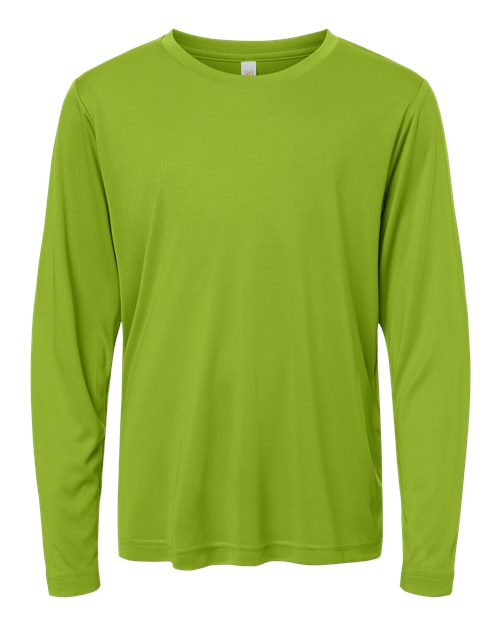 CORE365 Youth Capital Performance Long Sleeve T-Shirt-1