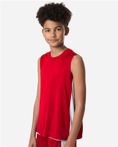 Team 365 Youth Zone Performance Reversible Jersey-4