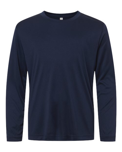 CORE365 Youth Capital Performance Long Sleeve T-Shirt-1