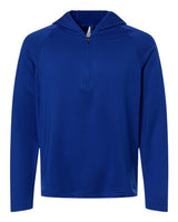 Team 365 Men's Qualify Quarter-Zip Hooded Pullover-1