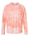 HUK Men's Pursuit Mossy Oak Printed Hooded Long Sleeve T-Shirt-1