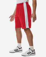 Team 365 Men's Zone Performance Reversible Shorts-4