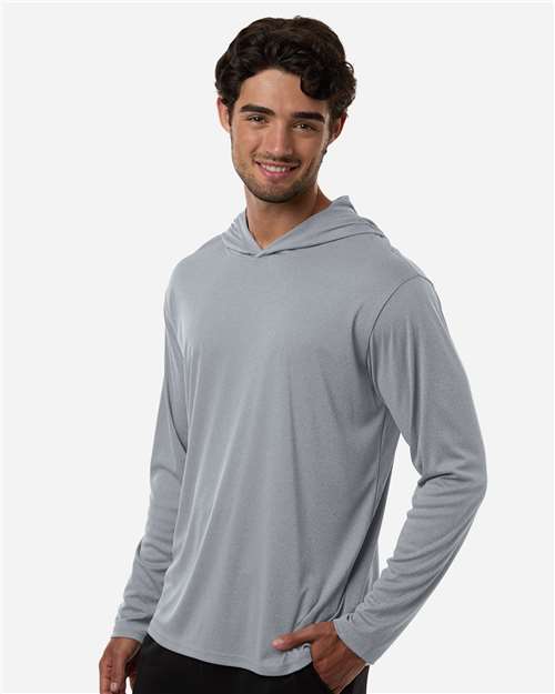 AllPro Men's Pro-Lock Performance Hooded Long Sleeve T-Shirt-4