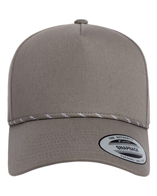 YP Classics Retro Cotton Blend Five-Panel Rope Cap-1