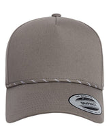 YP Classics Retro Cotton Blend Five-Panel Rope Cap-1