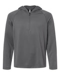 Team 365 Men's Qualify Quarter-Zip Hooded Pullover-1